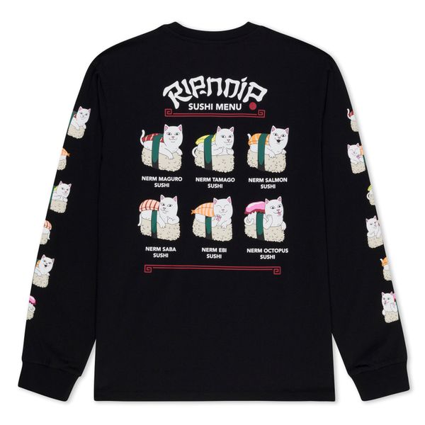 Лонгслів Ripndip SUSHI NERM LONG SLEEVE black RNDFAL24144 фото