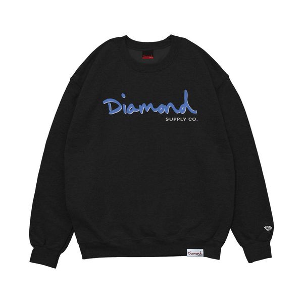 Світшот Diamond OUTLINE CREWNECK BLACK C23DMPE009-BLK фото