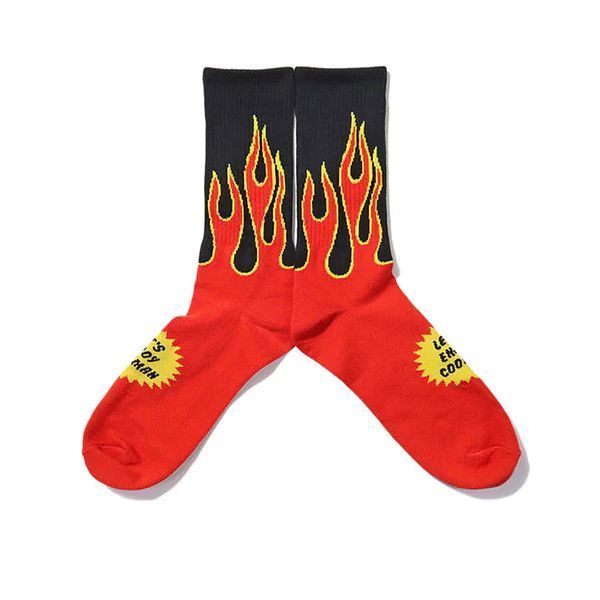Шкарпетки Cookman RIB CREW SOCKS flame black 233-34946-19 фото