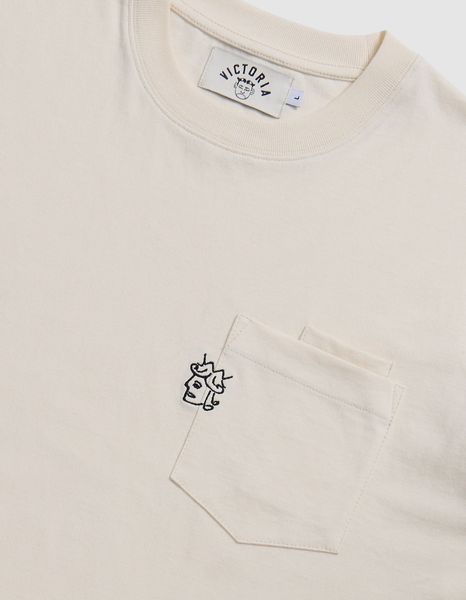 Футболка Victoria Hk DOUBLE POCKET LOGO S/S TEE natural 2421003-NATURAL фото