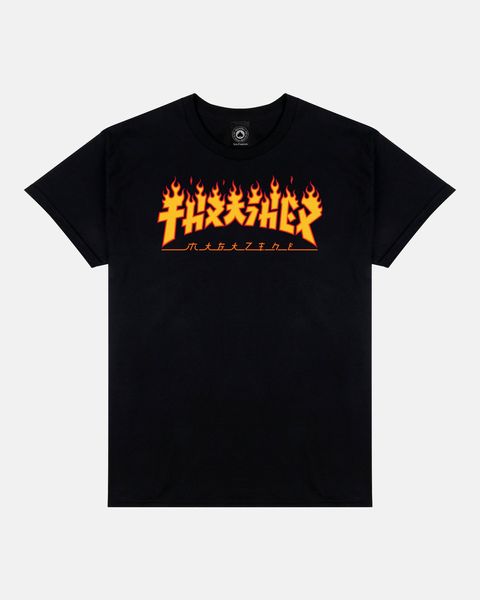 Футболка Thrasher Godzilla Flame Black 2000000510712 фото