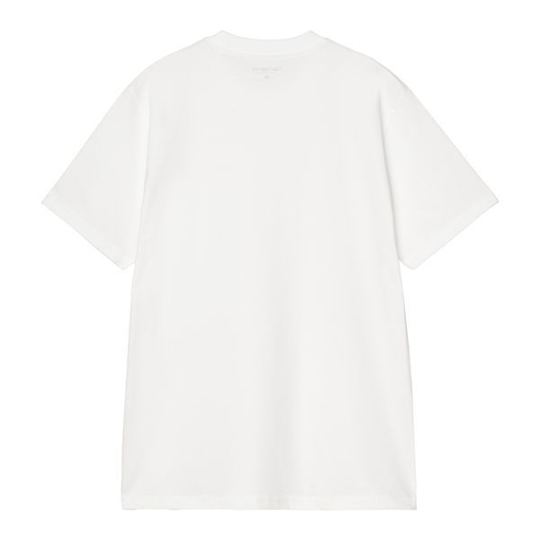 Футболка Carhartt WIP S/S SMALL HEART T-SHIRT white / red I037116.1WZXX фото