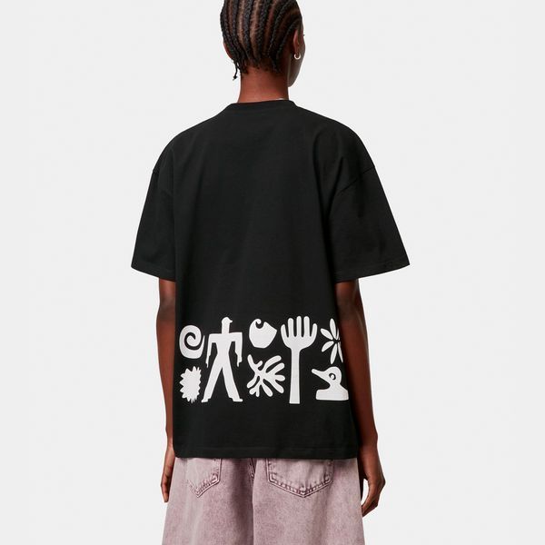 Футболка жіноча Carhartt WIP W S/S COMPY T-SHIRT black I036391.89XX фото