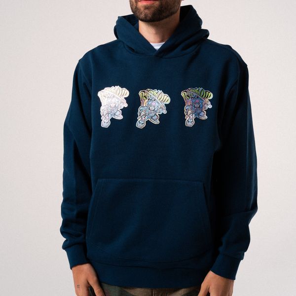 Худі Ripndip ROBO SAMURAI HOODIE Navy RNDSUM26123 фото