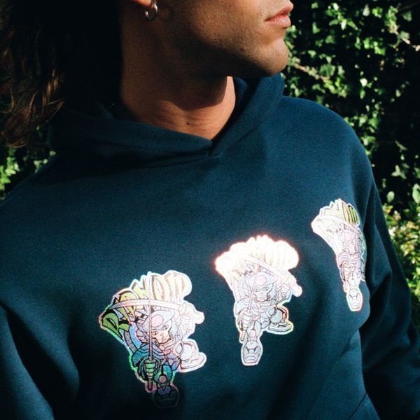 Худі Ripndip ROBO SAMURAI HOODIE Navy RNDSUM26123 фото