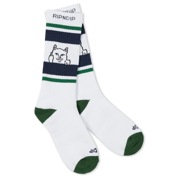 Шкарпетки Ripndip PEEKING NERMAL SOCKS green / slate RNDFALL26176 фото