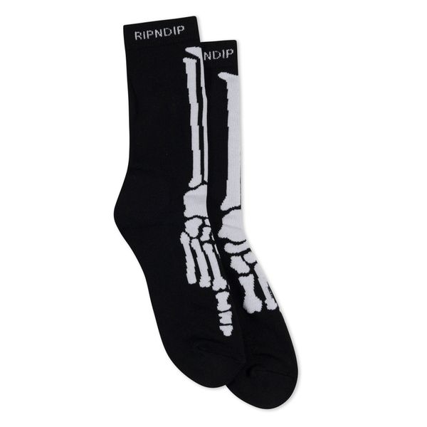 Шкарпетки Ripndip SKELLY NERM SOCKS black RNDFAL24213 фото