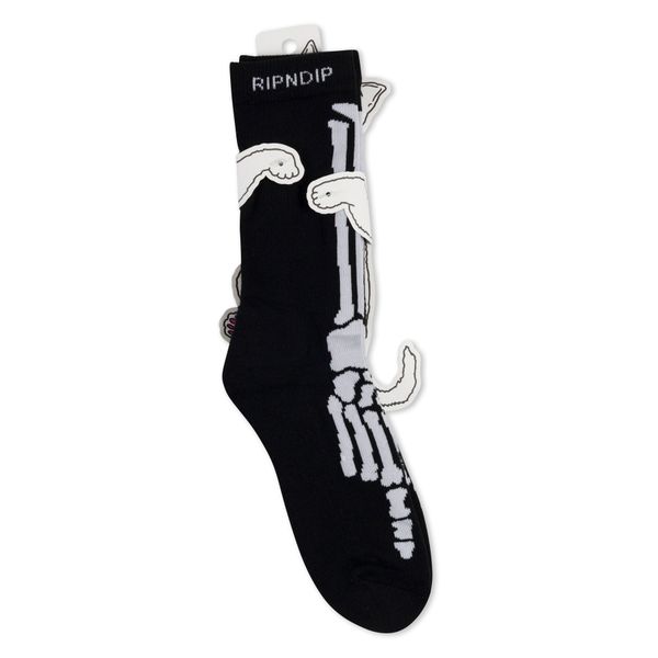 Шкарпетки Ripndip SKELLY NERM SOCKS black RNDFAL24213 фото