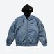 Куртка DGK GUERRERO HOODED BOMBER JACKET airforce blue cjh-1067-003 фото 1