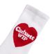 Шкарпетки Carhartt Heart Socks White I032118 фото 4