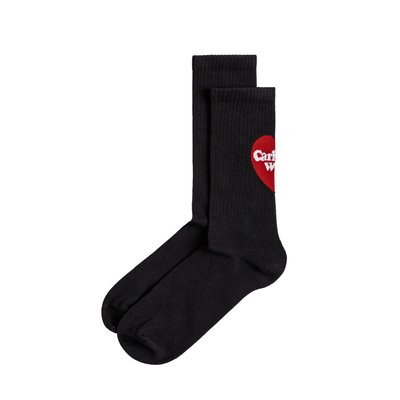 Шкарпетки Carhartt Heart Socks Black I032118 фото