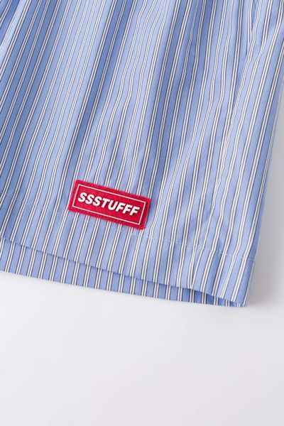 Шорти SSSTUFFF RR SHIRTS SHORTS blue stripes SS26-PNT09-X1 фото