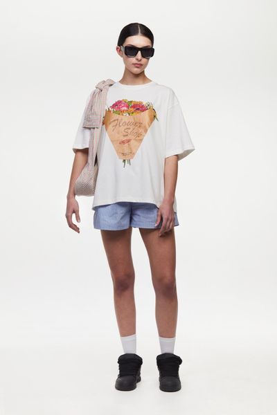 Шорти SSSTUFFF RR SHIRTS SHORTS blue stripes SS26-PNT09-X1 фото