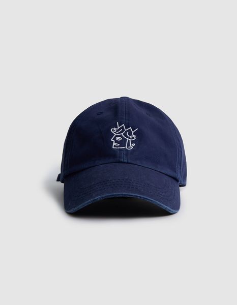 Кепка Victoria Hk QUEENHEAD LOGO CAP washed navy 2424002-NAVY фото