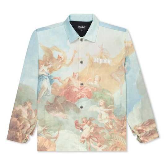 ★リリパット273☆CASTAWAY Придбати Куртка Ripndip HEAVENS WAITING BUTTON UP JACK multi