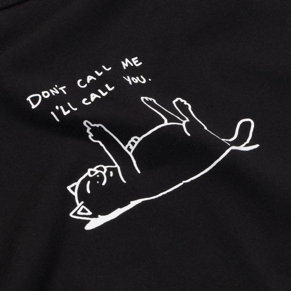 Футболка Ripndip DON’T CALL ME CROPPED BABY TEE Black RNDWOM70 фото