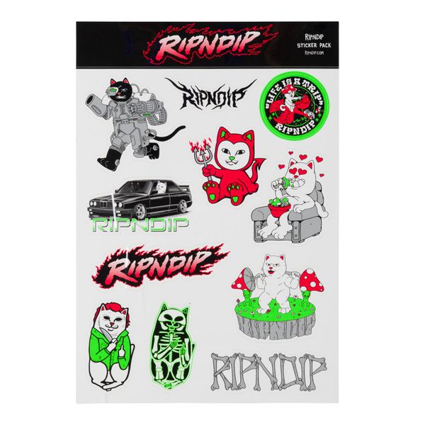 Стікерпак Ripndip KILLER NERM STICKER SHEET multi RNDFAL24242 фото