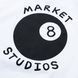 Футболка Market EIGHT BALL T-SHIRT white MKT26Q1-SS0597-00220 фото 4