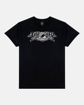 Футболка THRASHER X ANTIHERO MAG BANNER Black 311617-BLK фото