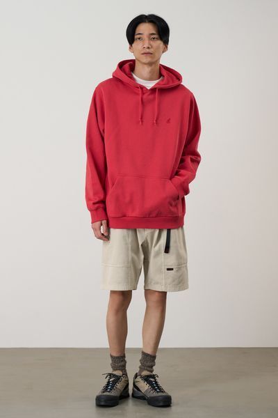 Худі Gramicci ONE POINT HOODED SWEATSHIRT crimson red (G309-FT-CRRD) G309-FT-CRRD фото