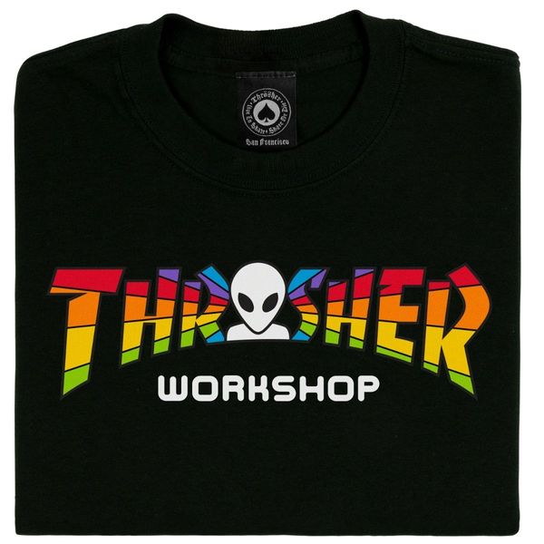 Футболка Thrasher x Alien WorkShop Spectum Black 2000000518961 фото