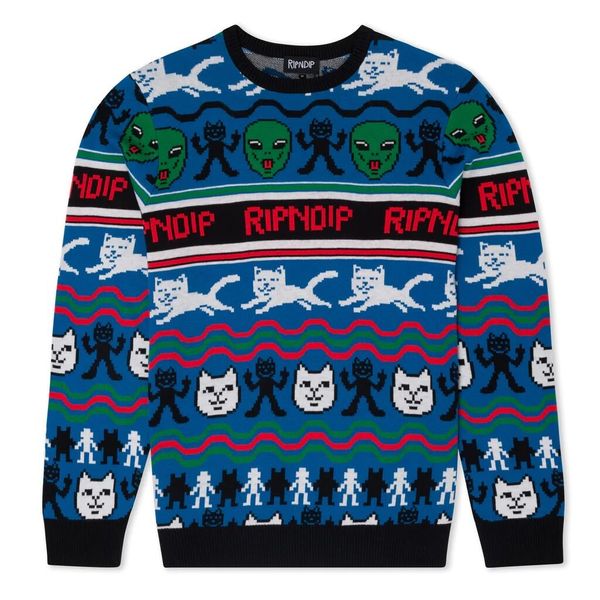Светр Ripndip Jolly Holiday Knit Sweater Multi RND9716 фото