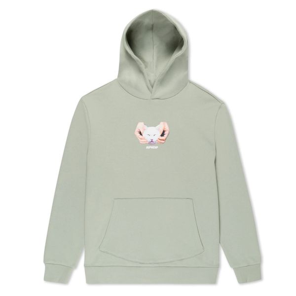 Худі RipNDip HAPPY KITTIE HOODIE Sage RNDSUM24129 фото