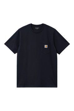 Футболка Carhartt WIP S/S POCKET T-SHIRT dark navy I030434.1CXX фото