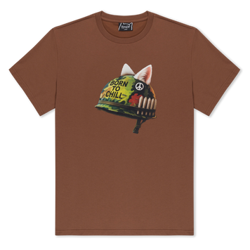Футболка Ripndip BORN TO CHILL TEE brown RNDSPR26149 фото