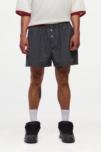Шорти SSSTUFFF RR SHIRTS SHORTS black checked SS26-PNT09-X2 фото