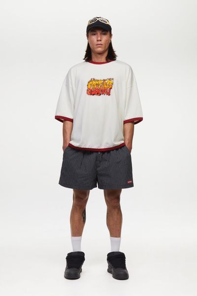 Шорти SSSTUFFF RR SHIRTS SHORTS black checked SS26-PNT09-X2 фото