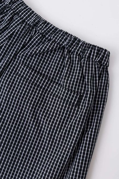Шорти SSSTUFFF RR SHIRTS SHORTS black checked SS26-PNT09-X2 фото