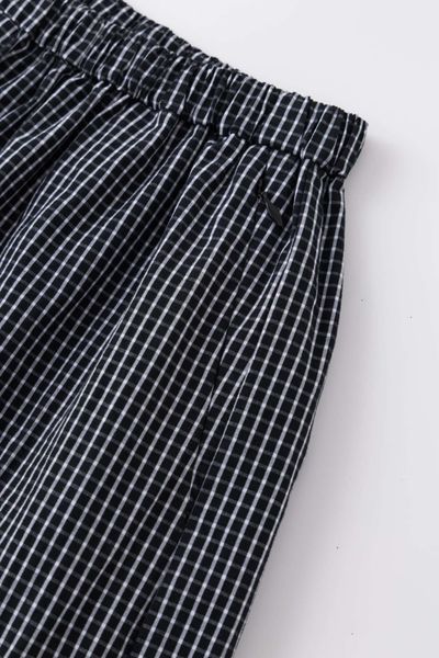 Шорти SSSTUFFF RR SHIRTS SHORTS black checked SS26-PNT09-X2 фото