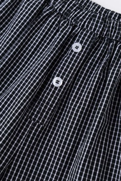 Шорти SSSTUFFF RR SHIRTS SHORTS black checked SS26-PNT09-X2 фото