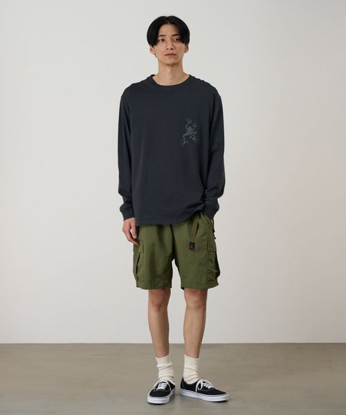 Лонгслів Gramicci STICKY HANDS L/S TEE vintage black (G6SU-T108-VTBK) G6SU-T108-VTBK фото